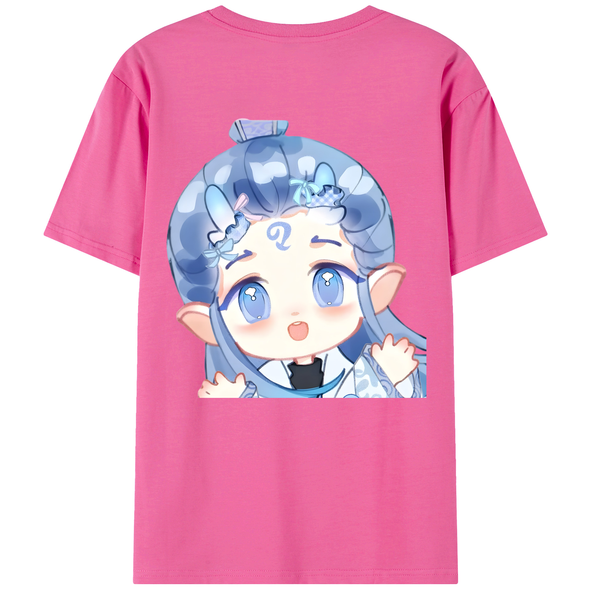 （画像用） Ne Zha 2 ナタ 魔童の大暴れ レディース半袖Tシャツ(バックプリント)